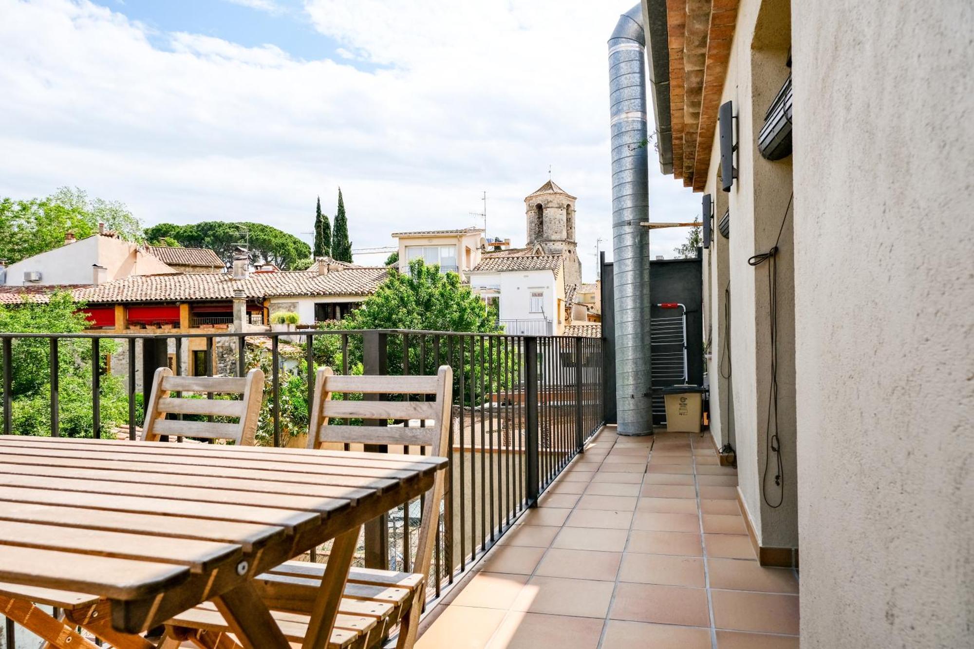 Ca Leudald 3 Apartamento En Besalu Con Terraza Εξωτερικό φωτογραφία